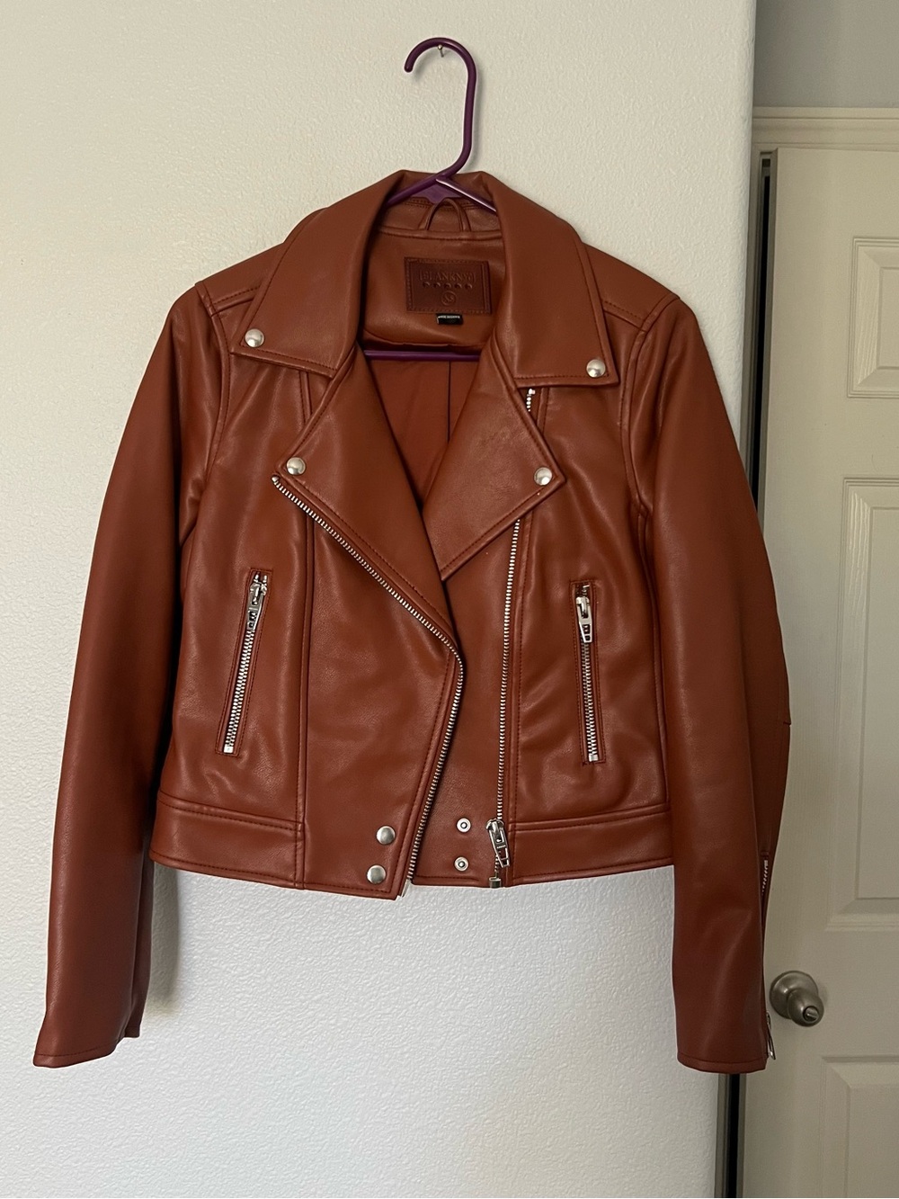 Blank NYC Faux Leather Moto Jacket